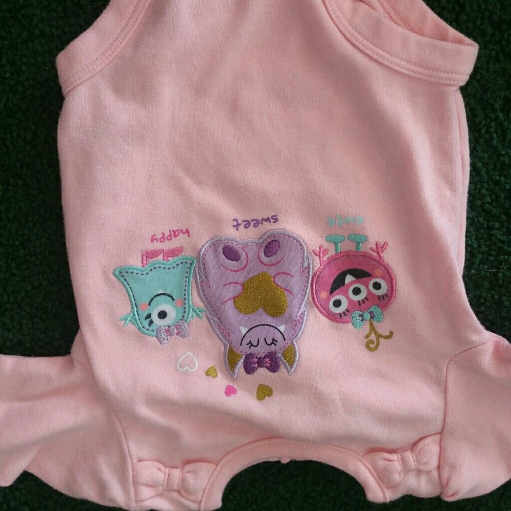 Girl monster onsie